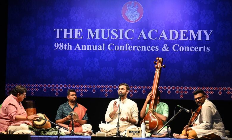 Ashwath Narayanan presents a classy Kamboji at The Music Academy’s December music festival