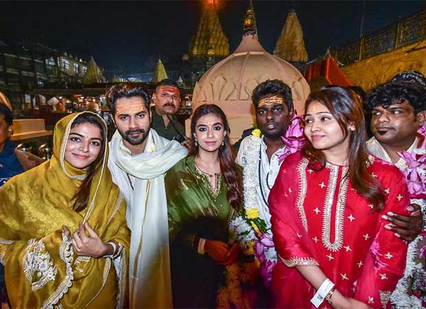 Baby John actors Varun Dhawan, Keerthy Suresh, Wamiqa Gabbi and others perform Bhasma Aarti at Mahakal Temple in Ujjain : Bollywood News - Bollywood Hungama