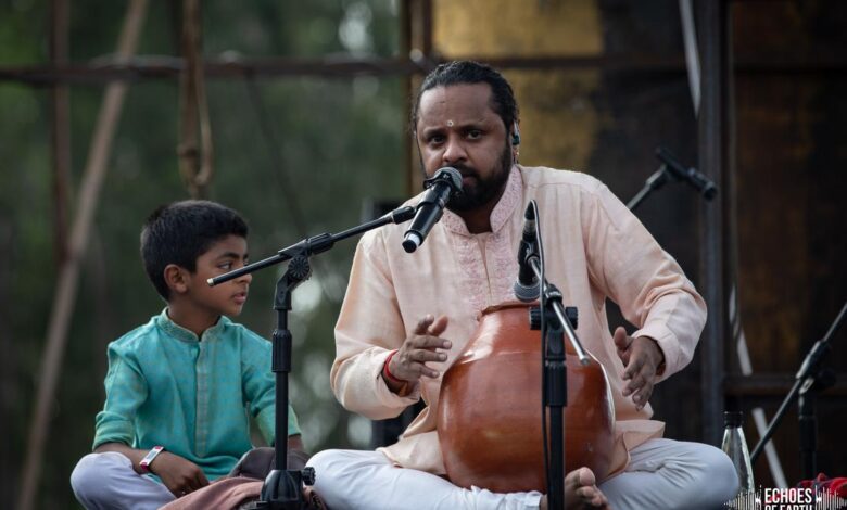 Ghatam artiste Giridhar Udupa on his solo album and playing alongside Zakir Hussain
