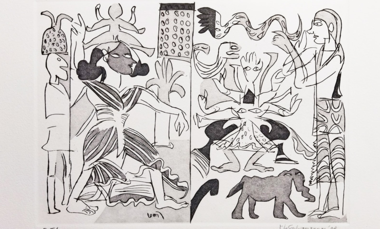 Hyderabad’s Srishti art gallery focuses on printmaking artists, from KG Subramanyan to Jagadeesh Tammineni