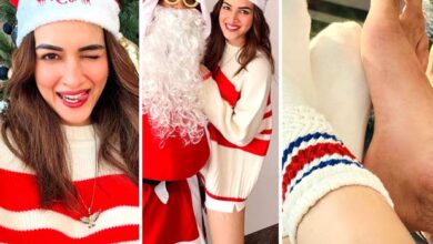 Kriti Sanon’s Christmas 2024: MS Dhoni dons Santa suit, rumoured beau Kabir Bahia joins celebration; see pics! 2024 : Bollywood News - Bollywood Hungama