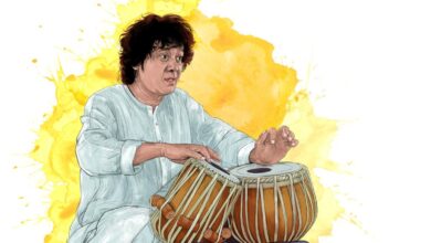 Zakir Hussain and the glow of fireflies