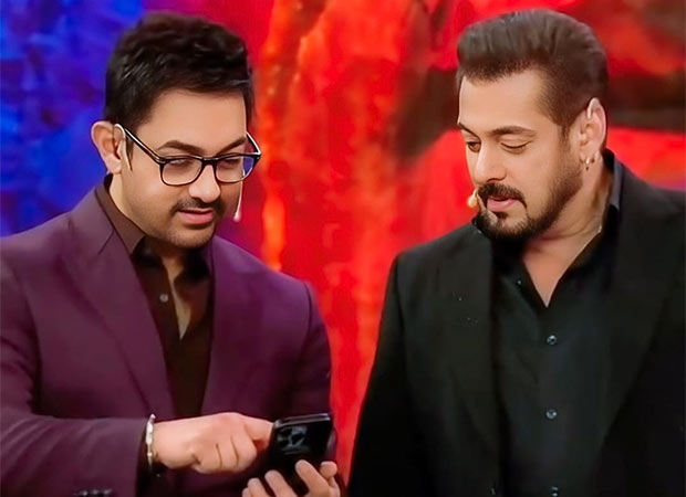 Aamir Khan asks Salman Khan to check his phone; latter says, “Kya check karu yaar. Ya toh Reena Dutta ya Kiran Rao ka message rehga” : Bollywood News - Bollywood Hungama