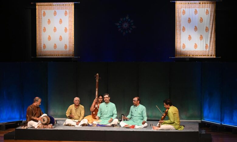 Musician Malladi Suribabu and his sons turn their concert into an intimate jam session