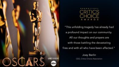 Oscar nominations postponed, Critics Choice Awards delayed as devastating wildfires engulf Los Angeles