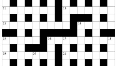 The Sunday Crossword No. 3340
