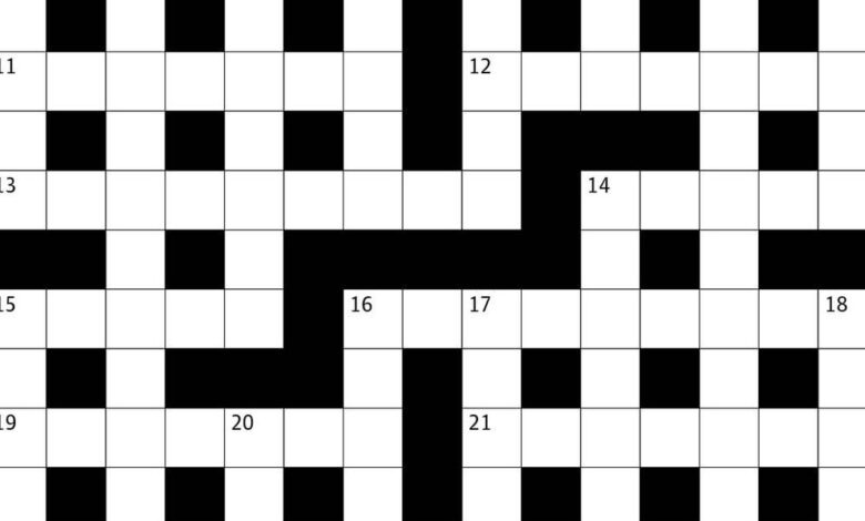 The Sunday Crossword No. 3340