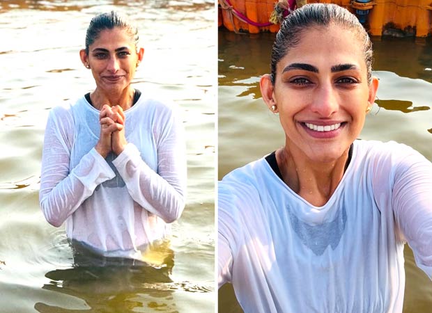 Kubbra Sait visits Maha Kumbh Mela; Deva actress says, “Ganga welcomed me with her graciousness” : Bollywood News - Bollywood Hungama