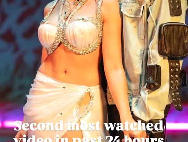 Nora Fatehi and Jason Derulo’s ‘Snake’ becomes 2nd most viewed video globally in 24 hours 2 : Bollywood News - Bollywood Hungama