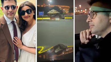 Parineeti Chopra gives a peek into her romantic drive with Raghav Chadha; latter drops cheeky response : Bollywood News - Bollywood Hungama