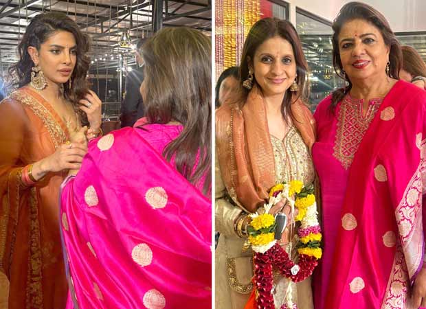 Priyanka Chopra, Madhu Chopra, and others start Siddharth Chopra’s wedding festivities with a pooja ceremony; watch video : Bollywood News - Bollywood Hungama