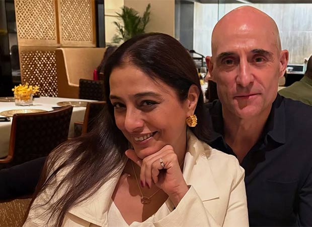 Tabu reunites with Dune co-star Mark Strong; shares heartwarming photo of Javicco and Francesca : Bollywood News - Bollywood Hungama