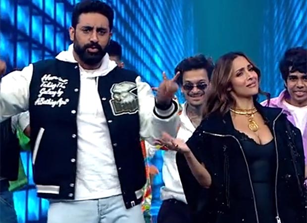 Abhishek Bachchan gives a surprise to Hip Hop India team; joins Malaika Arora for a dance number : Bollywood News - Bollywood Hungama