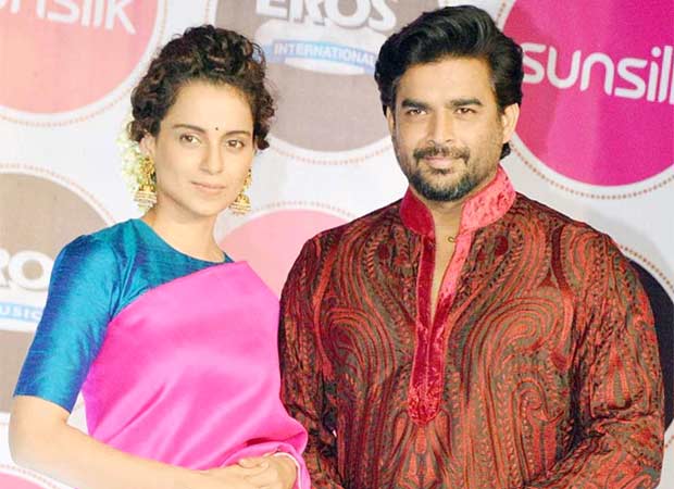 Kangana Ranaut and R Madhavan wrap up shooting for their upcoming thriller; post photo of joyful moment from the set : Bollywood News - Bollywood Hungama