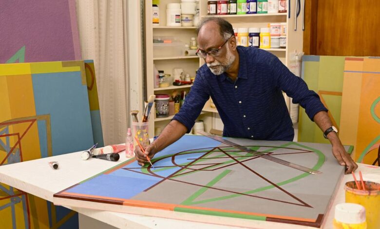 Modernist Rm. Palaniappan’s retrospective in Chennai explores the science behind movement