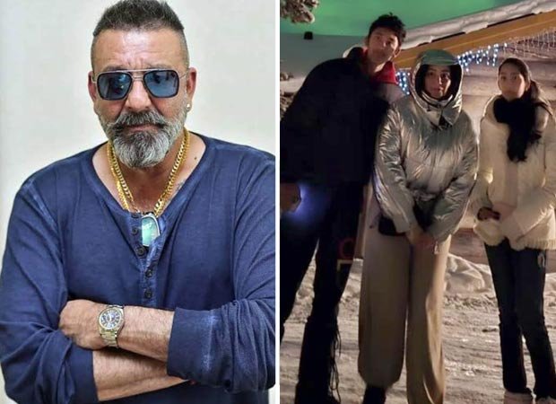 Sanjay Dutt vacations in Finland with wife Maanayata and twins Shahraan and Iqra, shares stunning pictures of the Northern Lights : Bollywood News - Bollywood Hungama