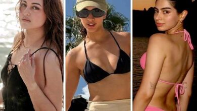 Sonakshi Sinha, Triptii Dimri, Khushi Kapoor, Alaya F, Radhikka Madan: Decoding the Bikini-Beach styles of these 5 stylish actresses 5 : Bollywood News - Bollywood Hungama