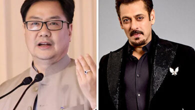 Union Minister Kiren Rijiju expresses gratitude towards Salman Khan for promoting fitness; says, “We inspire each other” : Bollywood News - Bollywood Hungama