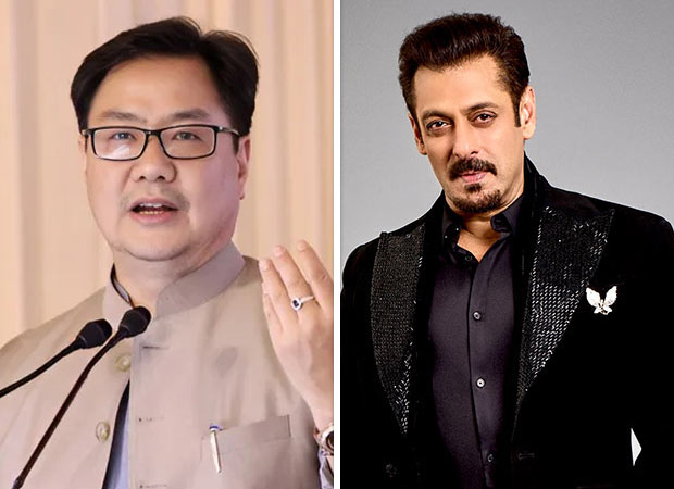Union Minister Kiren Rijiju expresses gratitude towards Salman Khan for promoting fitness; says, “We inspire each other” : Bollywood News - Bollywood Hungama
