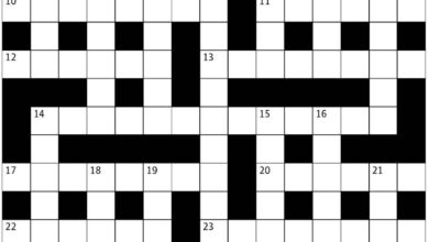 sunday magazine crossword