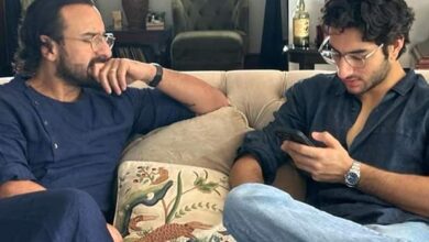 Ibrahim Ali Khan shares family bond with Saif Ali Khan, Kareena Kapoor Khan in unseen photos; watch : Bollywood News - Bollywood Hungama