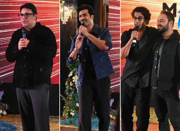 Inside the STAR-STUDDED Maddock Films success bash: Vicky Kaushal, Varun Dhawan, Kriti Sanon, Rajkummar Rao, Laxman Utekar HAIL Dinesh Vijan: “Aap kabhi calculator leke nahin baithte…today, producers are like, ‘Dinoo jaisa producer banna hai’…he has CHANGED the face of Indian Cinema” : Bollywood News - Bollywood Hungama