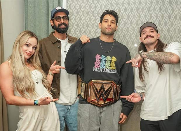 Siddhant Chaturvedi, Rana Daggubati attend Netflix dinner with WWE Champions Dominik Mysterio and Liv Morgan : Bollywood News - Bollywood Hungama