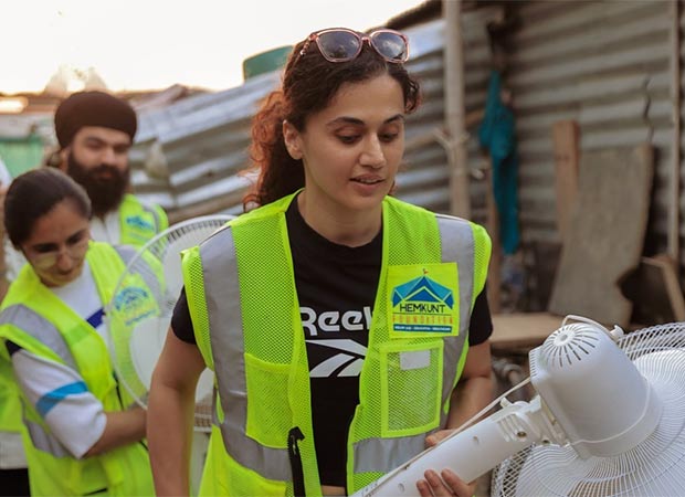 Taapsee Pannu distributes fans and water coolers among underprivileged communities amid soaring temperatures: “It’s not just about giving—it’s about standing with people” : Bollywood News - Bollywood Hungama