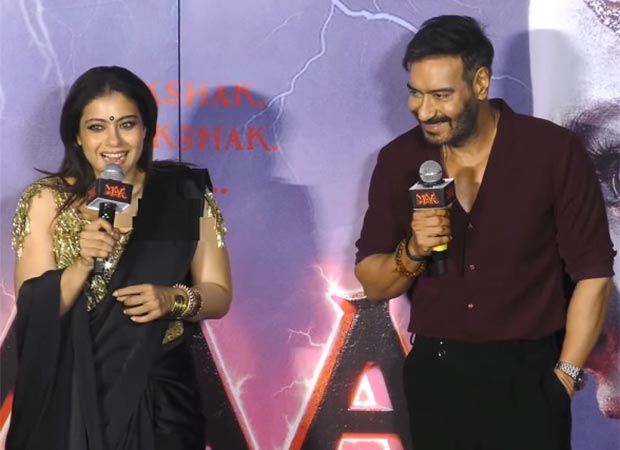 Maa trailer launch: Kajol NAILS it with a mic-drop reply on casting: “Who could Ajay Devgn imagine in a horror role besides me?”; Ajay wins hearts by featuring mothers’ names as middle names in the end credits : Bollywood News - Bollywood Hungama
