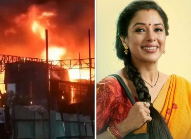 Fire destroys Anupamaa set in Film City; AICWA demands judicial probe and FIR against makers : Bollywood News - Bollywood Hungama